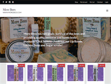 Tablet Screenshot of morebees.com